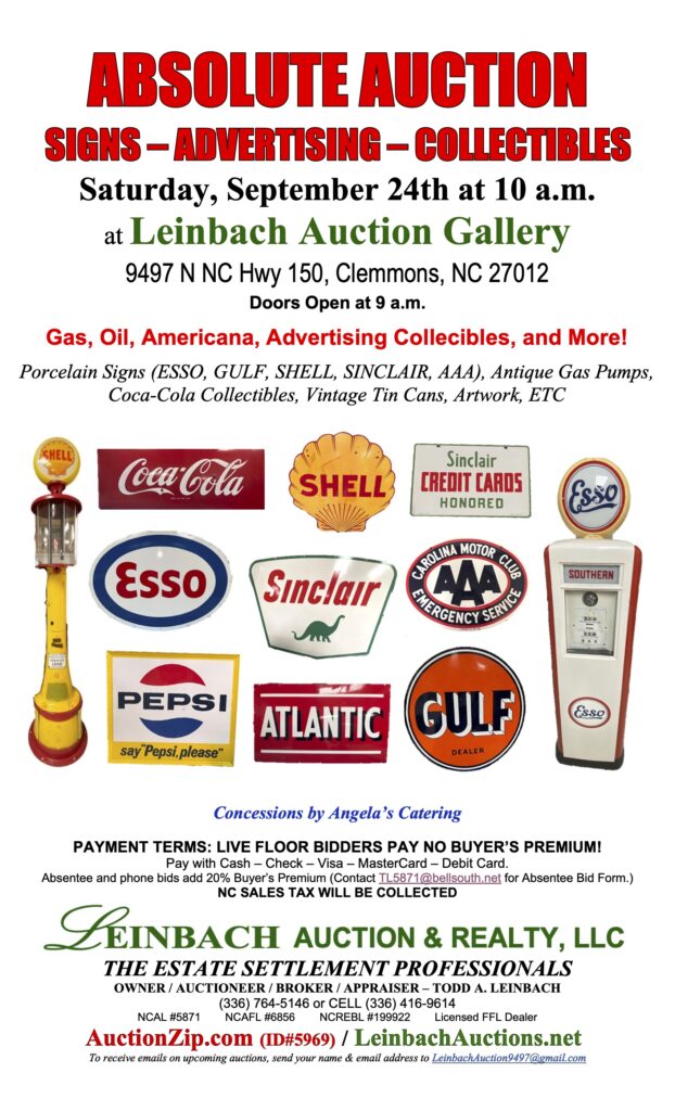 0924 sign auction flier